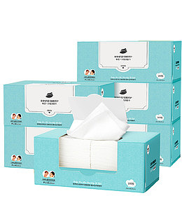 盒装两片式洗脸巾