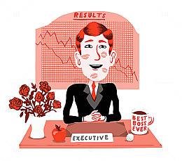 满脸口红印的男人