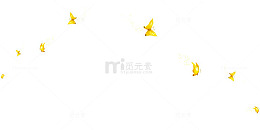 浮标金色小鸟透明装饰