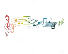 彩色音符