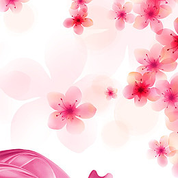 免扣桃花粉色