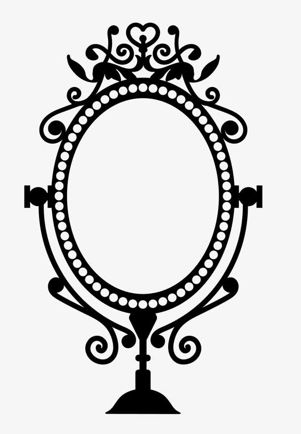 手绘镜子素材免费下载_觅元素