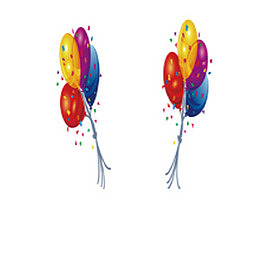 庆元旦迎新年气球