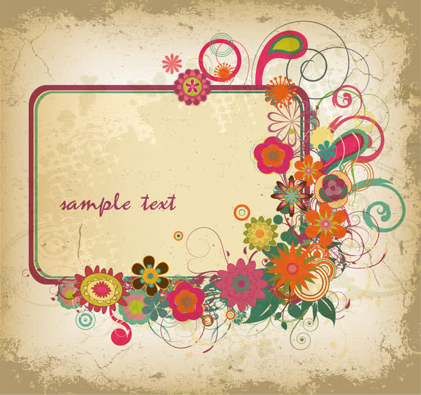 关键词 : 矢量,边框,主题框,花朵,彩色,花纹[声明] 觅元素所有素材为