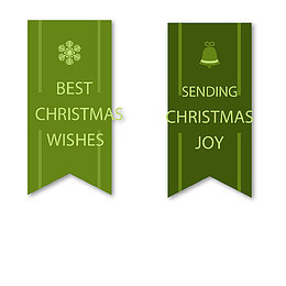 盛大祝福语标签矢量图