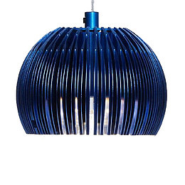 深蓝色线条台灯