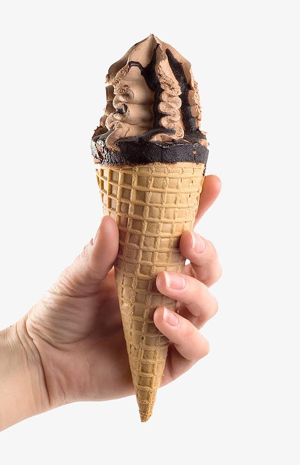 巧克力冰淇淋蛋卷