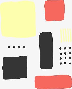 jpg橙色渐变色块背景png创意色块层叠单页模板矢量素材png餐饮宣传单