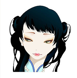 古风人物美女的发型插图