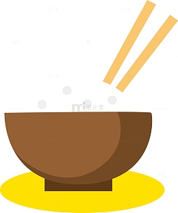 卡通矢量米饭