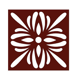 深红菊花棱格