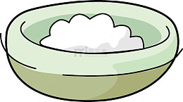 绿色小碗