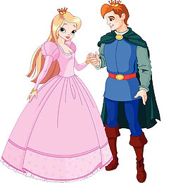 王子与公主牵手