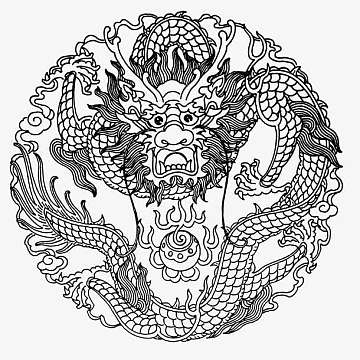 圆形民族特色花纹