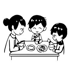 温馨的一家人