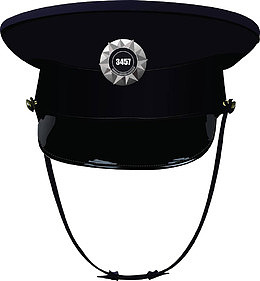 编号警察帽