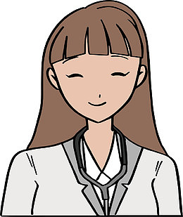 微笑的女实习医生