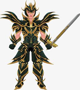 黄金铠甲剑士