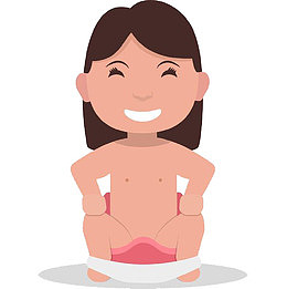 上厕所的女孩