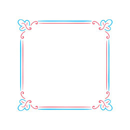 简约方形边框