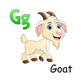 识英语卡片之字母G