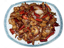香辣肥肠炒面