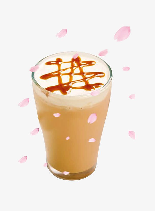 樱花焦糖咖啡