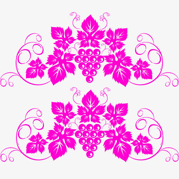 粉色葡萄花纹花纹少数民族