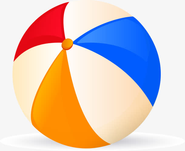 矢量彩色皮球图案