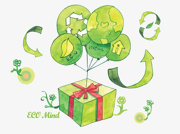 绿色环保礼物盒