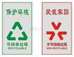 垃圾桶标志