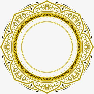 海报png开斋节黑色城堡png绿色原点背景png开斋节黄色花纹png开斋节