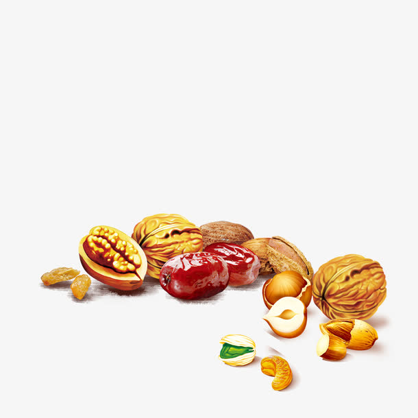 坚果素材