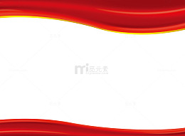 海报上下丝带背景
