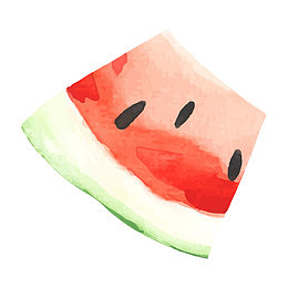 手绘西瓜