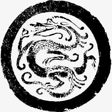 鼎纹龙图案