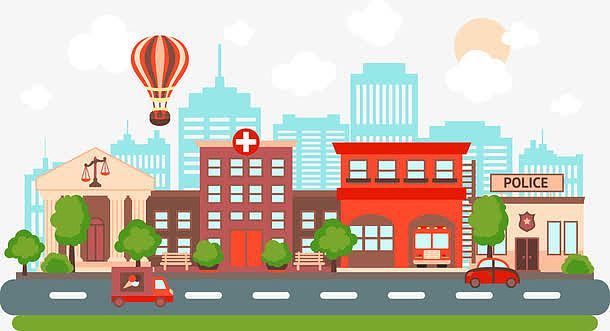 矢量小区房屋建筑图