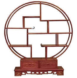 家具城红木屏风