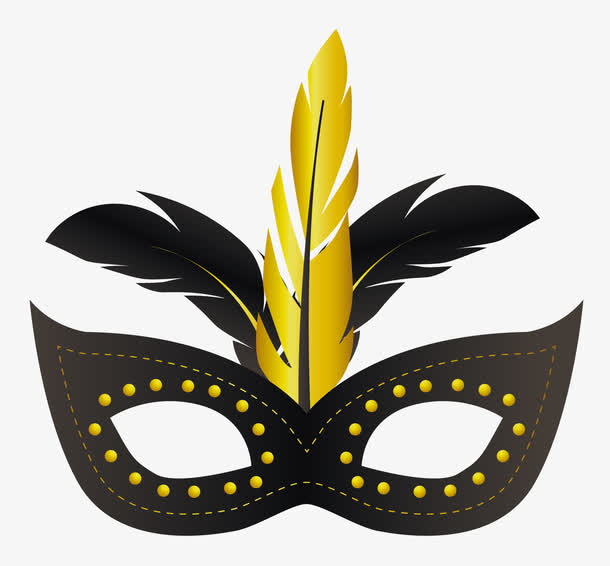 镶钻皮质矢量面具免抠素材免费下载_觅元素51yuansu.com