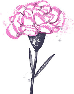 丝网花国画