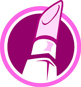 紫色口红化妆品icon