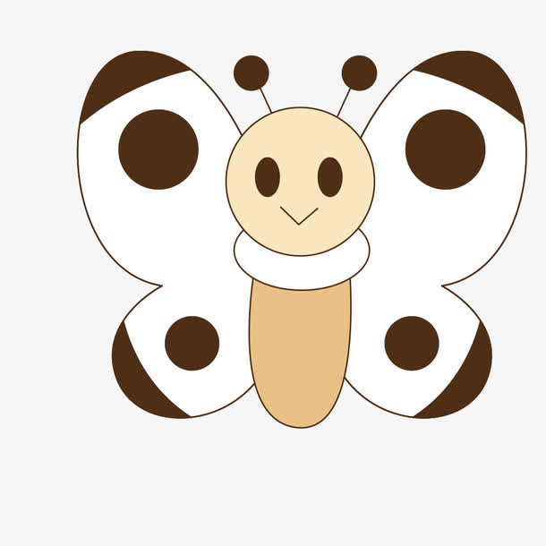 卡通简笔画小蝴蝶