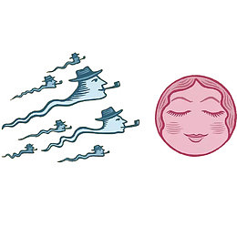 卡通精子和卵子