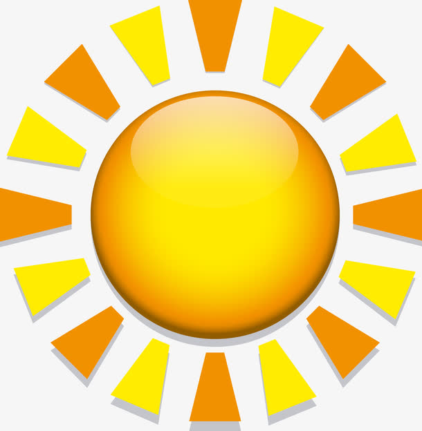 创意卡通太阳素材图