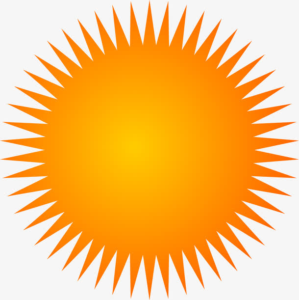 卡通太阳矢量图