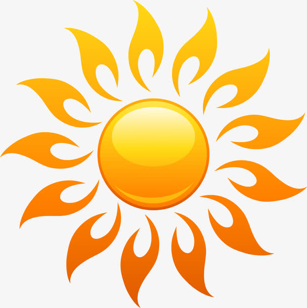 太阳矢量图案