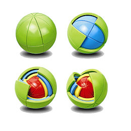 科技启蒙玩具组装球组合