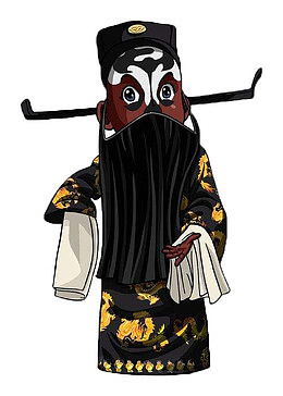 包青天京剧卡通造型