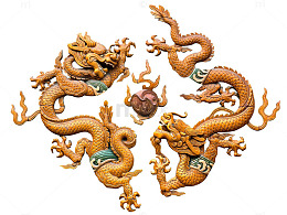 双龙戏珠图案