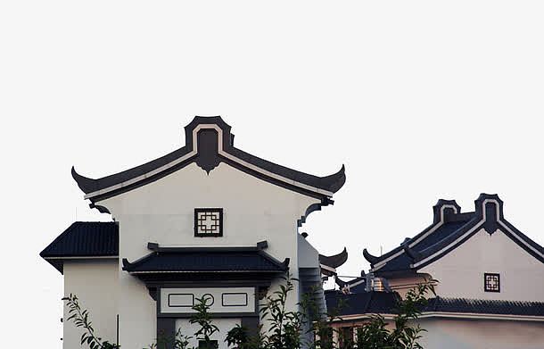 中国客家风格建筑PNG
